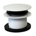 thumbnail image 4 of Westbrass D493244CHM-50 Schedule 40 PVC Tub Waste Closing Overflow in Powder Coated White, 4 of 4