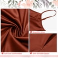 thumbnail image 3 of Vestido largo halter con espalda abierta y abertura en el muslo con cordón fruncido en la parte delantera para mujer, 3 of 6