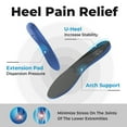 thumbnail image 6 of FitVille Wide Golf Shoes for Men Waterproof Professional Spiked Golfers Training Sneakers with Arch Support, 6 of 7