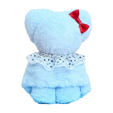 Specollect 1 Pcs Super Soft Absorbent Kitchen Towels Dish Drying Towels with Cute Bear Design Quick Drying Decorative Towels for Home 30x30cm