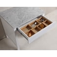 thumbnail image 5 of Design Element 30" Make Up Table with Stool in White, 5 of 7