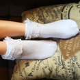 thumbnail image 3 of Calcetines de princesa con encaje de cuentas de otoño, calcetines de mujer, calcetines cortos finos de color sólido, calcetines de algodón, 3 of 6