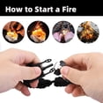 thumbnail image 3 of Paracord Survival Bracelet, Fire Starter,Loud Whistle,Degaussing Tool Card,Compass, Survive Tool Kit for Hiking, Outdoor Camping, Fishing and Hunting, 3 of 9