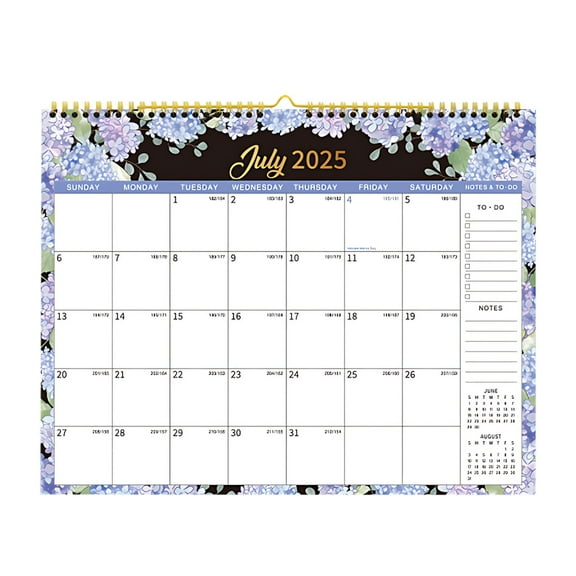 E-093 Calendar 2026 2025 7 Month Calendar From July 2025 To December 2026 Double Bound Paper Material For Planning #41482