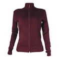 thumbnail image 2 of Sueter Mujer Moda Sweater Dama Abierto Cierres Abrigo Ligero LOLE  Sueter, 2 of 2