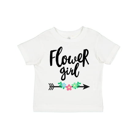 

Inktastic Flower Girl with Arrow and Flowers Gift Toddler Toddler Girl T-Shirt