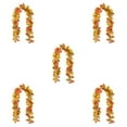 thumbnail image 3 of Wosthever Guirnaldas de hojas de arce artificiales, planta de otoño, portátil, impermeable, DIY, hojas de otoño, vides, de Navidad para Type2 NO2, 3 of 6