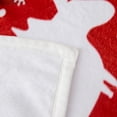 thumbnail image 7 of Christmas Flannel Fleece Blanket Lightweight Twin 60" x 80" (Red Reindeer), 7 of 7
