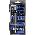 thumbnail image 1 of Kit de destornilladores de precisión ORIA, 60 en 1 con 56 puntas, juego de destornilladores magnéticos con eje flexible, varilla de extensión para teléfono móvil, smartphone, consola de juegos, tablet, 1 of 3