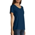 thumbnail image 4 of Hanes Women's Nano-T V-Neck T-Shirt, 4 of 5