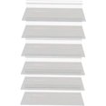 thumbnail image 1 of HUGFEGWE 6pcs Slot Display Rack Small Wall Shelf Shoe Basket Shoe Tray Floating Shoe Display Shelves Sneaker Shelf Clear Wall Shelves Clear Shelves for Wall Monitor Slot Plate Plastic CJB91-73056, 1 of 9