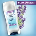 thumbnail image 5 of Secret Aluminum Free Deodorant for Women, Clear Solid, Lavender, 2.4 oz, 5 of 8