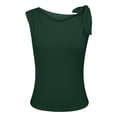 thumbnail image 1 of Duoif Débardeur pour Femmes Mode Style de Rue Col Incliné Sans Manches avec Ajustement Slim et Gilet Décontracté Printemps Offres H L, 1 of 9