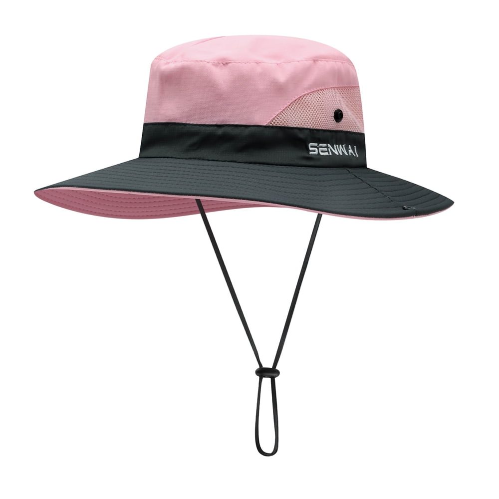 Unisex Bucket Hat Summer Sun Hats Foldable Wide Brim UV Protection Fisherman Beach Caps