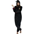 thumbnail image 6 of Harry Potter Juniors' Hogwarts Houses Hooded One-Piece Pajama Union Suit - Gryffindor Hufflepuff Ravenclaw Slytherin, 6 of 6