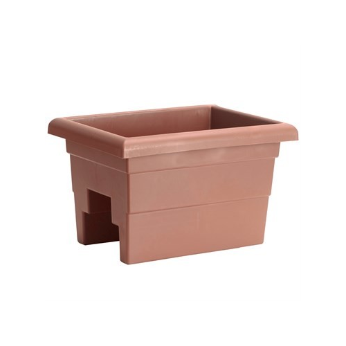 Novelty Countryside Rail Planter, Square (26165) Terra Cotta 16