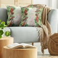 thumbnail image 5 of Ambesonne Christmas Throw Pillow Cover 2 Pack, Vivid Branches Blurry, 24", Multicolor, 5 of 5