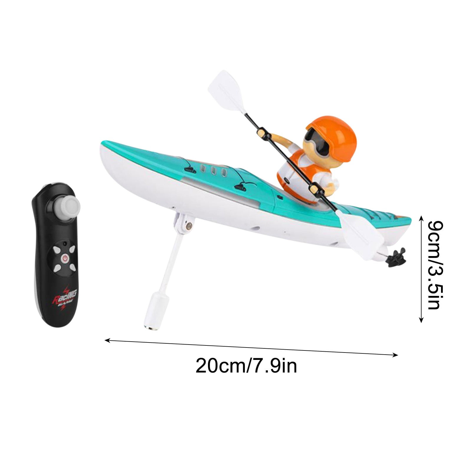 Colorful Remote-controlled Rowing Kayak Competitive Water Proof Rowing Double Mode Driving Balanced Water Remote-controlled Boats