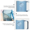 thumbnail image 2 of 1pc Simple Mouthwash Cup Plastic Toothbrush Cup Washing Cup for Home Use, 2 of 9