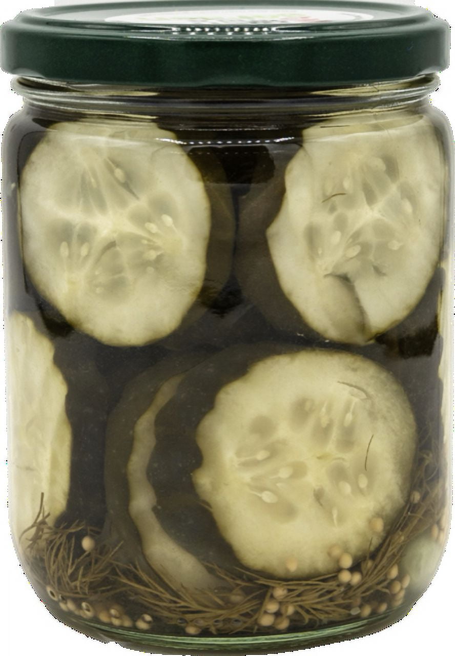 Two Men and A Garden, Sliced Dill Pickles, 16oz (454 g.), 1 Count
