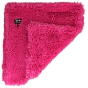 Angle View: Bessie and Barnie Lollipop Luxury Ultra Plush Faux Fur Pet/ Dog Reversible Blanket (Multiple Sizes)