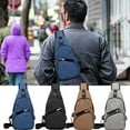 thumbnail image 3 of Waterproof Sling Bag For Men Women Crossbody Chest Bag Daypack Lightweight Multipurpose Shoulder Bag Backpack With USB Port, 3 of 17