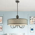 thumbnail image 3 of Livex Lighting Arabesque 6 Light Pendant Light in English Bronze, 3 of 14
