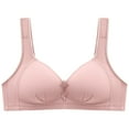 thumbnail image 3 of Women Large Size No Steel Ring Bra Thin Comfortable Breathable Lift Push Up Side Close Beautiful Back Underwear Sports Bra Training Bra for Women Lift Bras for Women Push up Bandeau Sports Bra Womens, 3 of 4