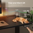 thumbnail image 4 of Amadwell 55" Electric Height Adjustable Standing Desk, 27.6" Deep Work Table with Power Outlets, Home Office Desk, 4 of 9