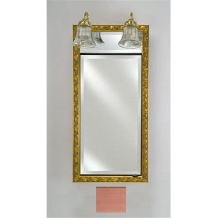 - Afina Corporation SD-LT1740RSOHBZ 17 inchx 40 inchTraditional Integral Lighted Single Door- Soho Brushed Bronze