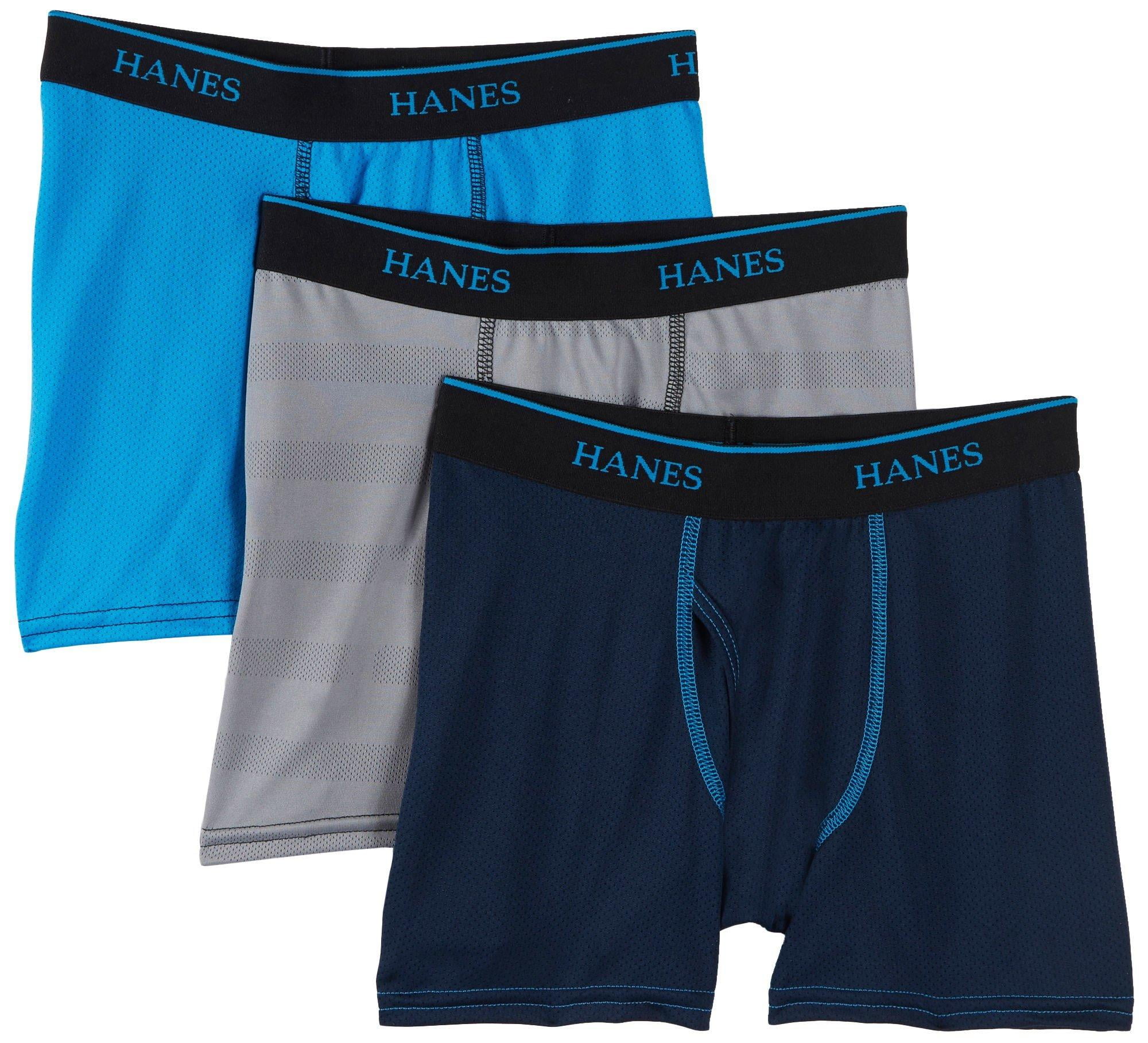 Hanes - Hanes Boys 3-pk. X-Temp Mesh Boxer Briefs - Walmart.com