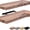 Mahogany, variant on Floating Shelves for Wall - 24" Bathroom Shelves, Wall Decor for Bedroom, Kitchen, Living Room, Home Decor & Book Storage - Mounted Floating Shelf with Invisible Brackets (Maple Wood, 2 Pack)