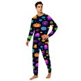 thumbnail image 2 of Fgnfyis Halloween Family Pajamas Loose Print Cozy Soft 2 Piece Set Tops Pants Sleepwear Loungewear, 2 of 4