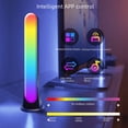 thumbnail image 5 of Lámpara de pie con Bluetooth y luz LED inteligente para escritorio, con grafiti, WiFi, RGB, color mágico, para captar música, 5 of 5