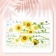 thumbnail image 2 of Advancent 2 uds pegatina de pared girasoles mariposas dibujos animados conveniente cartel usable Simple operación calcomanías Decoración Decoración del hogar, 2 of 6