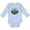 AE-Light Blue, variant on Spaceship Funny Alien Outer Space Boys or Girls Long Sleeve Baby Bodysuit