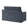 thumbnail image 5 of Serta Harwick Twin Convertible Sleeper Loveseat, Navy Fabric, 5 of 5