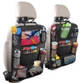 thumbnail image 5 of 2 Pack Universal Car Back Seat Phone/Tablet Multi-Holder Black, Oxford Cloth Car Seat Back Storage Bag, 5 of 5