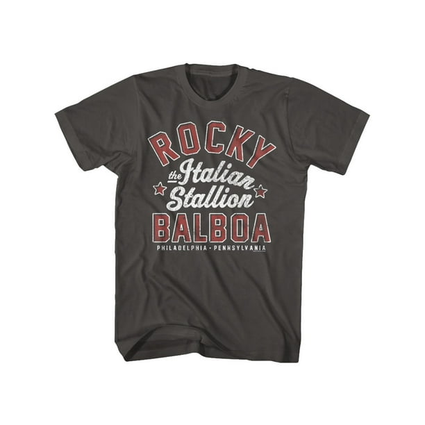 Rocky Drama Film de Sport Étalon Italien Balboa Rocky Fumée Adulte T-Shirt Tee