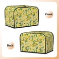 thumbnail image 7 of Toaster Covers 2 Slice, Cute Lemon Purple Flowers Waterproof Bread Machine Cover Fits for Standard 2 Slice Toasters, Home Decor Toaster Protection with Hanging Rope, 7 of 7
