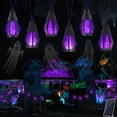 thumbnail image 1 of Cadena de luces solares Jnaurb de 21 pies con 10 bombillas parpadeantes, 1 of 7