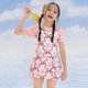 thumbnail image 1 of Traje de baño de una pieza para mujer, conjuntos de bikini para mujer, niñas pequeñas, moda, lindo estampado, manga corta, cremallera, falda de surf playera, traje de baño para niñas, 1 of 9