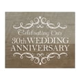 thumbnail image 1 of Thirtieth Anniversary Gift Ideas For Him Her Couple Wall Plaque, 1 of 7