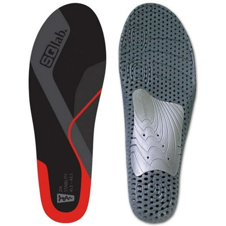 SQlab 214 Stability Red Low Arch Cycling Shoe Insoles