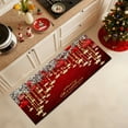 thumbnail image 5 of Christmas Kitchen Rugs,Christmas Kitchen Floor Mat,Christmas Tree Kitchen Rugs,Kitchen Mats for Floor Non Slip Mats for Laundry Office Sink,Christmas Decoration Antislip Floor Mat Layered Doormats, 5 of 7