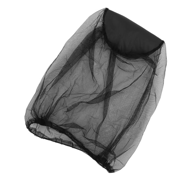 Face Shield, Insect Head Net Foldable Soft Portable For Camping Black
