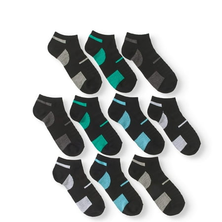 P10 Women's No Show Socks Assorted Colors, 10 Pack