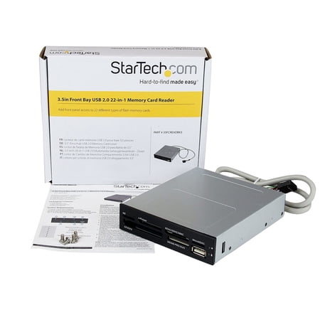 ＳｔａｒＴｅｃｈ．ｃｏｍ USBカードリーダー/USB-A 2.0/マルチカード/3.5インチベイ内蔵型 目安在庫=△
