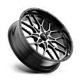thumbnail image 2 of Msa Offroad Wheels M45 22X7 4X156 False 115.1Cb Gloss Black Machined Wheel, 2 of 3