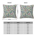 thumbnail image 2 of Pofeuu Rose Flowers Print Double-sided plush pillowcase Square Throw Pillow Covers Pillows Cover for Living Room Bedroom Sofa Couch Cushion Cover（No pillow core）-26"x26", 2 of 7
